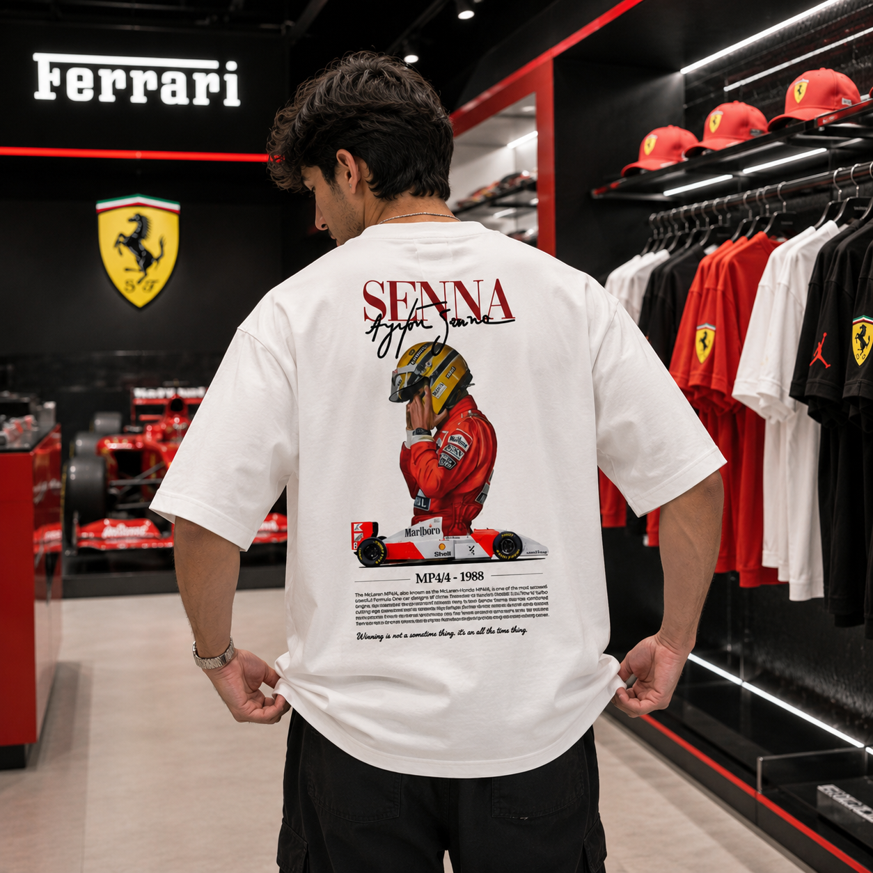 AYRTON SENNA LEGACY OVERSIZED TEE